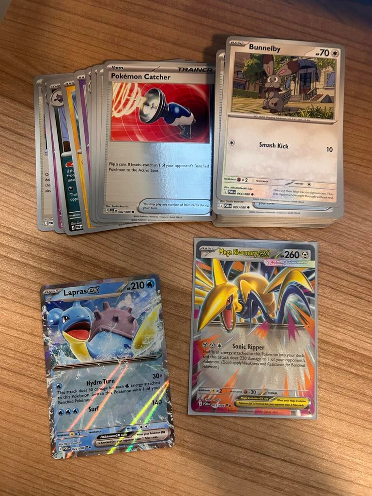 Pokémon kaarten:Lapras EX,Mega skarmoryEX en normale/reverse, Hobby en Vrije tijd, Verzamelkaartspellen | Pokémon, Ophalen of Verzenden