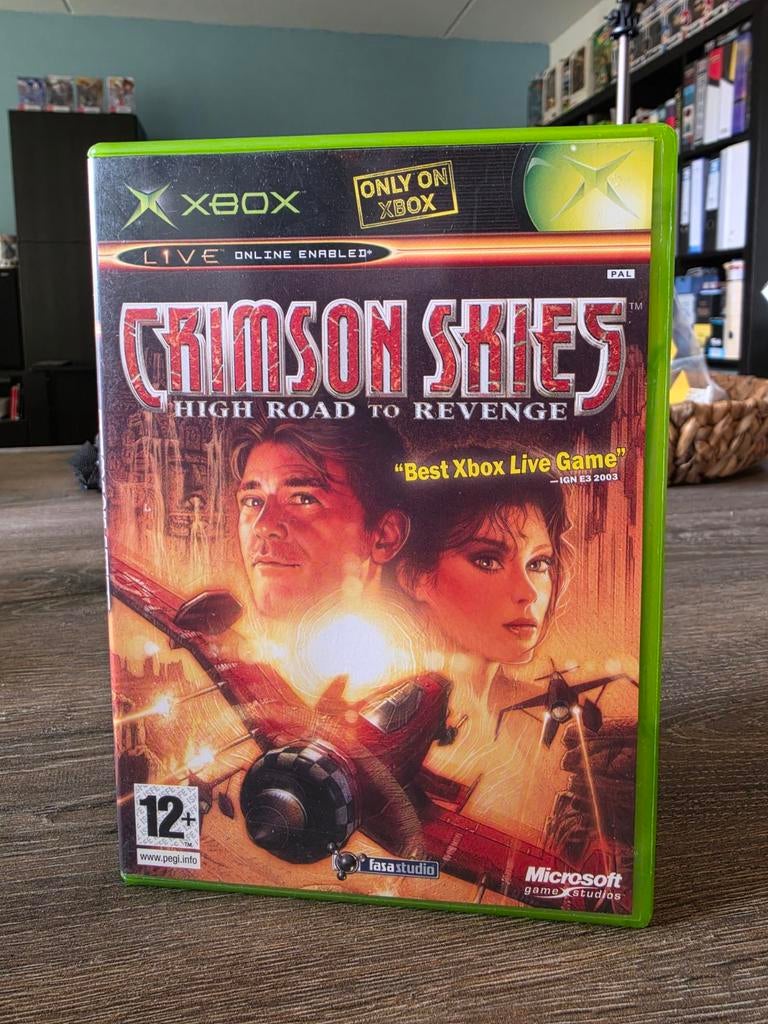 Crimson Skies xbox game goede staat, Spelcomputers en Games, Games | Xbox Original, Gebruikt, 1 speler, Racen en Vliegen, Eén computer