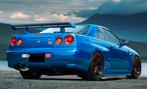 Z-tune style fenders skirts achterbumper Skyline R34 GTT, Ophalen