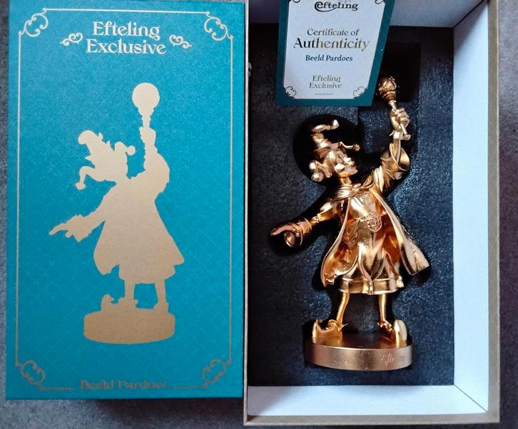 Efteling Exclusief Beeld Pardoes met Certificaat, Verzamelen, Efteling, Nieuw, Beeldje of Poppetje, Ophalen of Verzenden