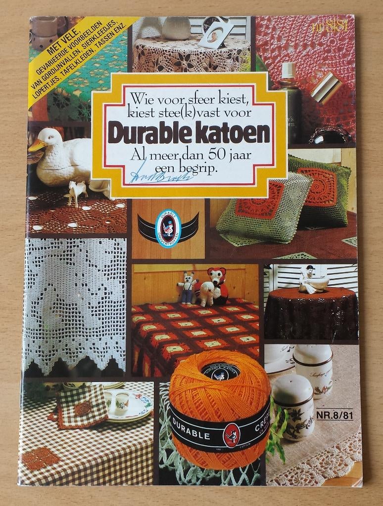 Haken - Wie voor Sfeer Kiest, Kiest vr Durable.. nr.8 - 1981, Gebruikt, Patroon of Boek, Nvt, Nvt