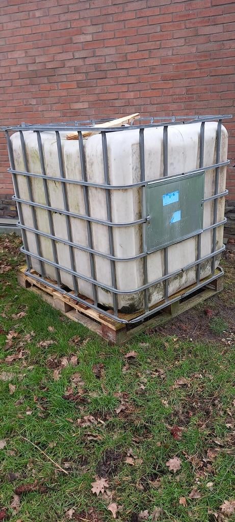 IBC vat, Doe-het-zelf en Verbouw, Kratten en Dozen, Ophalen, Gebruikt, 100 cm of meer, 60 cm of meer