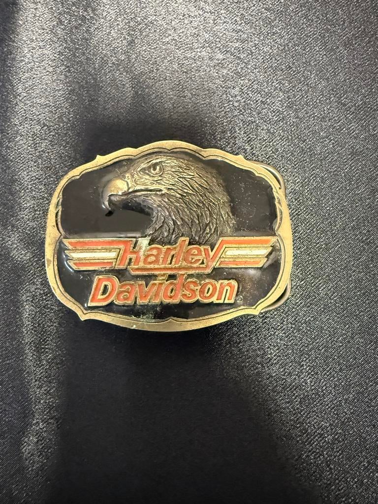 Harley Davidson riemgesp 1991, Losse buckle of gesp, Overige kleuren, 100 cm of meer, Ophalen of Verzenden