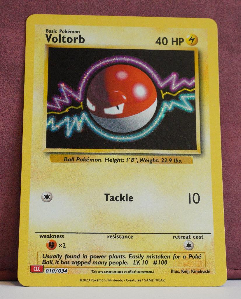 Voltorb Holo 010-034 Charizard & Ho-Oh EX Deck Pokémon Kaart, Verzenden, Nieuw, Losse kaart