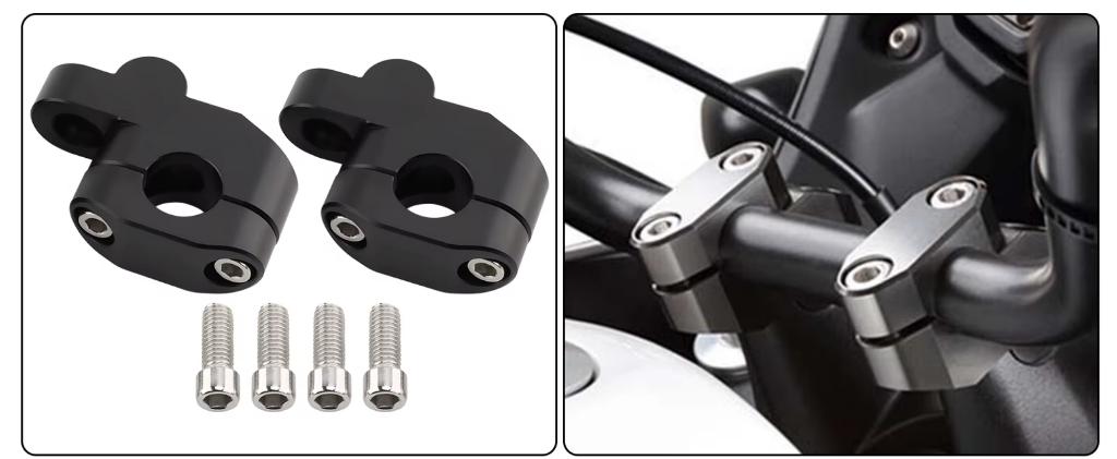 stuurverhogers 28mm (motorfietsen, crossmotors, ATV's), Ophalen of Verzenden, Nieuw