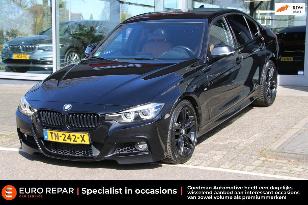 BMW 3-serie 318i M Sport Edition LEDER AUTOMAAT!, Automaat, Lichtsensor, Gebruikt, Euro 6