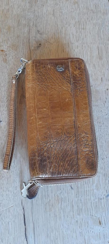 X works portomonnee, Sieraden, Tassen en Uiterlijk, Portemonnees, Overige merken, Gebruikt, Bruin, Ophalen of Verzenden