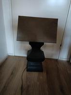 Tafellamp met stoffen kap, Ophalen, 50 tot 75 cm, Zo goed als nieuw, Stof