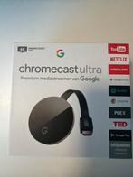 Google Chromecast Ultra 4K Ultra-HD en HDR, Ophalen of Verzenden, Zo goed als nieuw, HDMI, Zonder harde schijf
