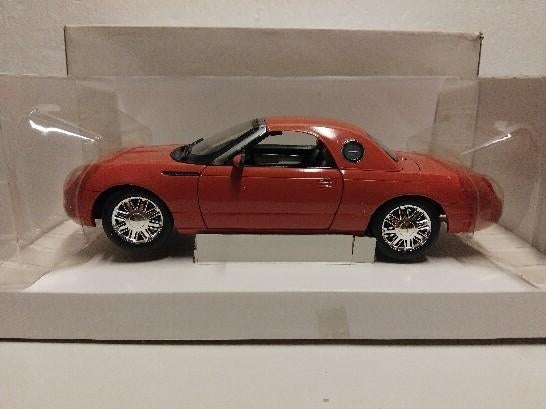 Ford Thunderbird hardtop brike orange Beanstalk 1:18 KRD, Ophalen of Verzenden, Zo goed als nieuw, Auto, Overige merken
