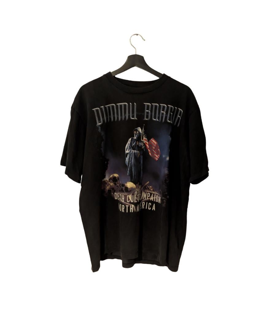 dimmu borgir death cult campaign t-shirt – xl – black, Heavy metal, Zwart, Heavy metal, Maat 56/58 (XL)
