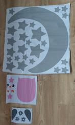 Kinderkamer muursticker maan, uil en sterren, Hobby en Vrije tijd, Scrapbooking, Ophalen of Verzenden
