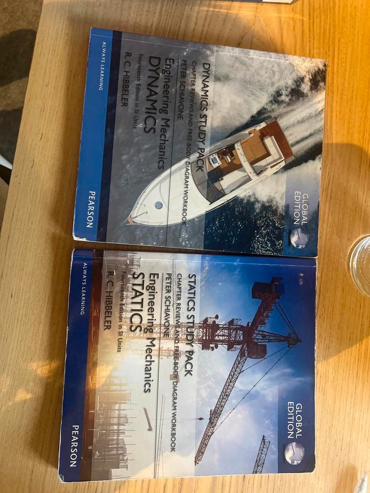 Engineering Mechanics Statics en Dynamics Study Pack, Boeken, Techniek, Gelezen, Werktuigbouwkunde, Ophalen