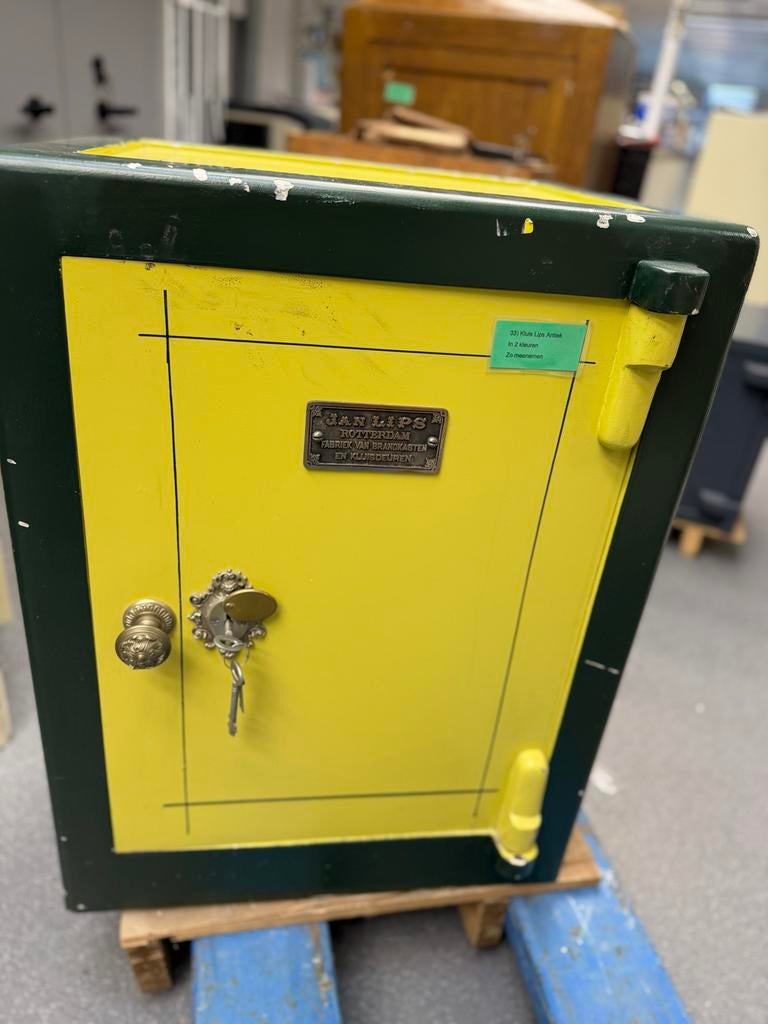 Antieke Brandkast/Kluis van Lips Rotterdam, Ophalen, Gebruikt, Brandkast