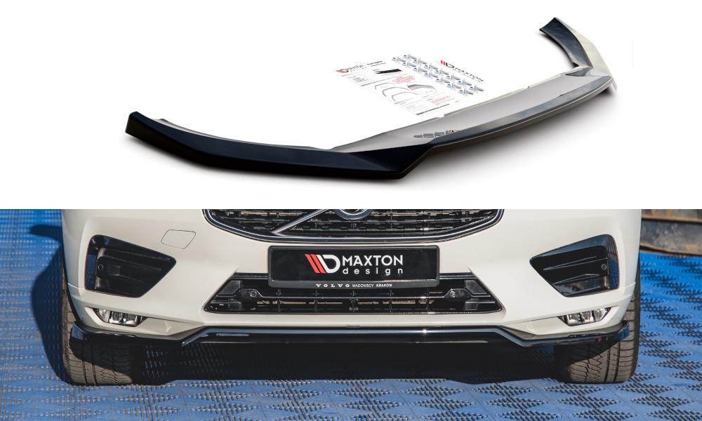 Voorlip sideskirt spoiler diffuser - Volvo XC60 R-design 17+, Ophalen of Verzenden