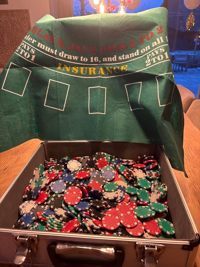 Poker chips, Ophalen of Verzenden