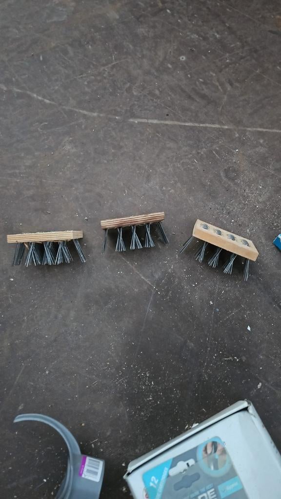 3x staalborstel, Ophalen of Verzenden, Nieuw