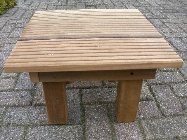Tuin tafel hard hout - nieuw - (2 stuks), Ophalen, Nieuw, Rechthoekig, Hout