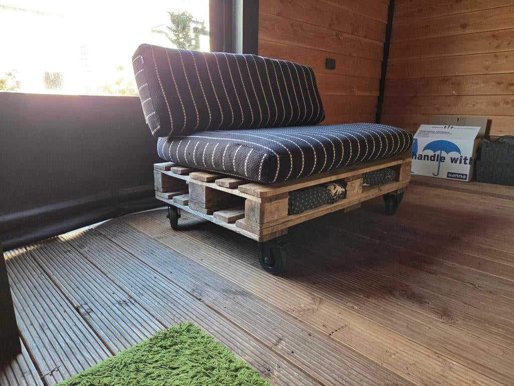 Pallet banken, Ophalen of Verzenden, Hout