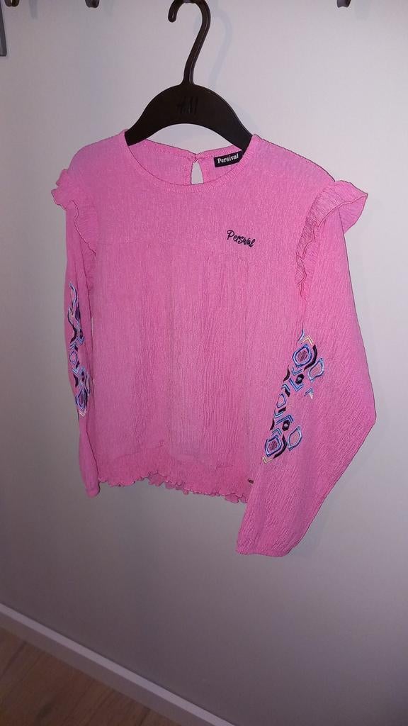 Persival blouse top maat 152/158 roze, Kinderen en Baby's, Kinderkleding | Maat 152, Persival, Meisje, Overhemd of Blouse, Ophalen of Verzenden
