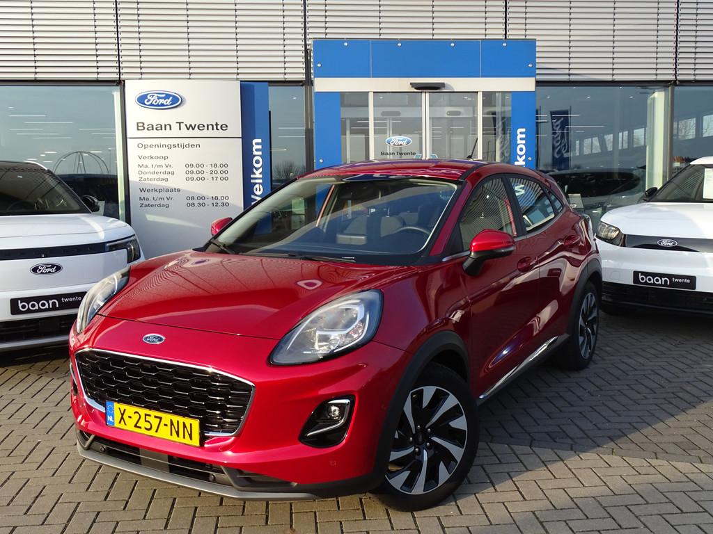 Ford Puma 1.0 Turbo 125pk Mild Hybride Titanium | Adaptieve, Auto's, Ford, Voorwielaandrijving, 12 maanden, Stof, Origineel Nederlands