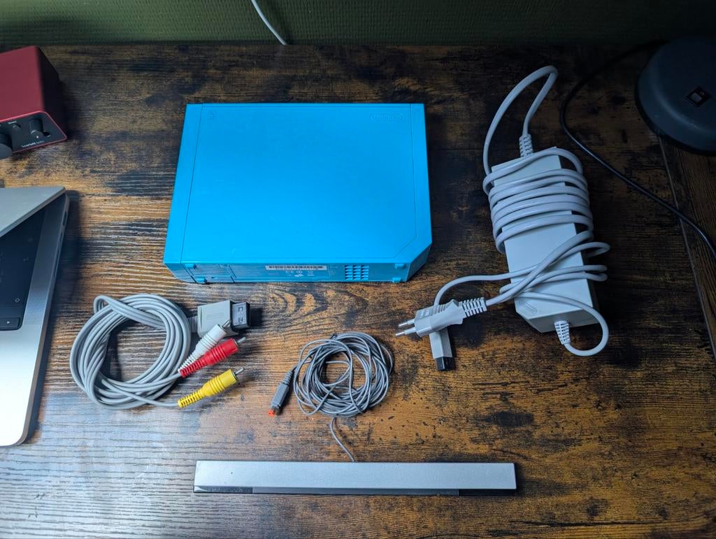 Nintendo Wii blauw, Ophalen of Verzenden, Zonder controller