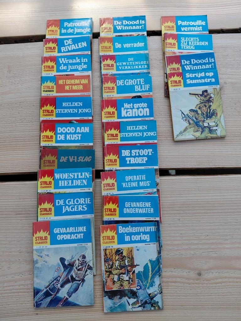 Strijd Classics (rood) stripboeken - Diverse titels, Ophalen of Verzenden, Tweede Wereldoorlog, Gelezen, Algemeen