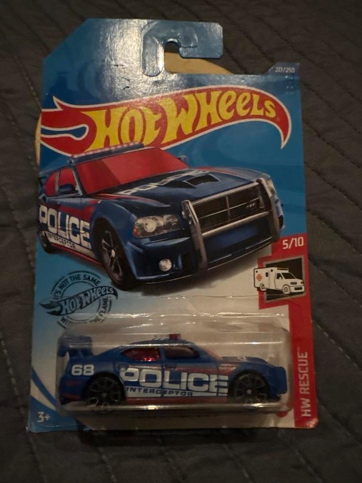 Hot Wheels Dodge Charger Drift Police Interceptor (Long Card, Hobby en Vrije tijd, Modelauto's | 1:18, Nieuw, Auto, Hot Wheels