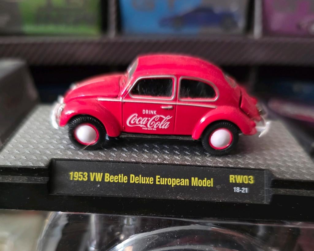 1953 VW Kever Deluxe Coca-Cola modelauto, Ophalen of Verzenden, M2, Onbekend, Onbekend
