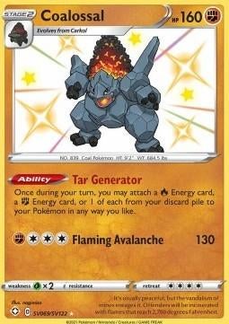 COALOSSAL SV069/SV122 - SHINING FATES, Ophalen of Verzenden, Nieuw, Losse kaart, Foil
