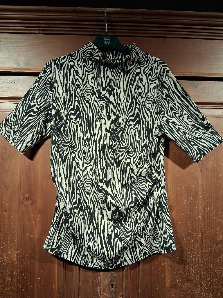 Zebraprint zwangerschaps tuniekshirt 40, Kleding | Dames, Positiekleding, Maat 38/40 (M), Overige kleuren, Zeeman, Nieuw
