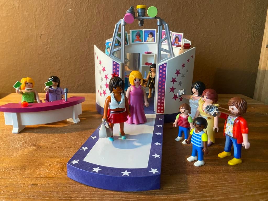 Catwalk met extra poppetjes playmobil, Ophalen of Verzenden, Gebruikt