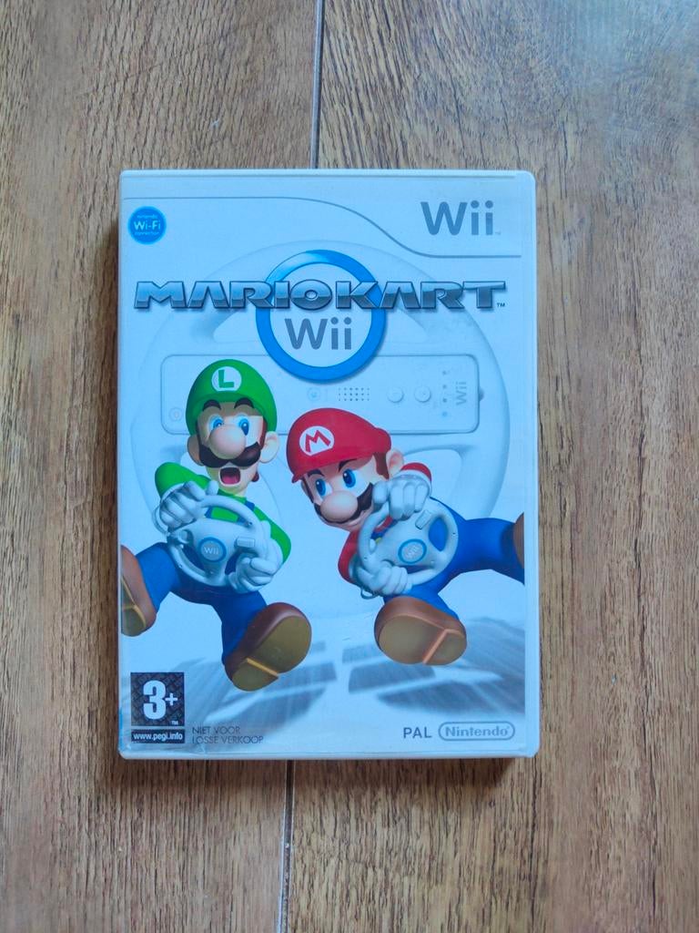 Nintendo Wii spel - Mario Kart Wii, Spelcomputers en Games, Games | Nintendo Wii, Racen en Vliegen, Ophalen of Verzenden, Zo goed als nieuw