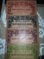 4 plaatjes Wapen Album 1905 Herm Oldenkott tabakkerverij Adm, Ophalen of Verzenden, Gelezen, Plaatjesalbum