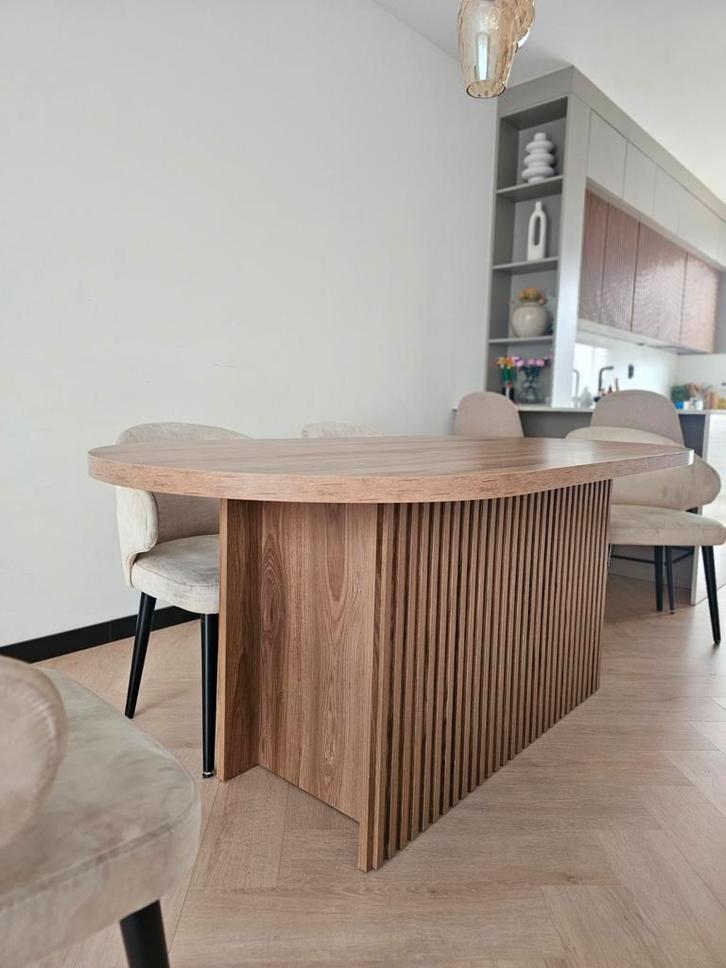 Op maat gemaakte eettafel - 180x90.5x75 cm, Huis en Inrichting, Tafels | Eettafels, Zo goed als nieuw, 50 tot 100 cm, 150 tot 200 cm