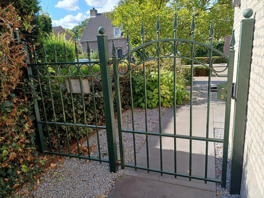 poort, Ophalen, Gebruikt, IJzer, Tuinhek