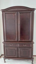 Vintage wandmeubel met deuren en lades, Ophalen, Gebruikt, Met deur(en), Minder dan 150 cm