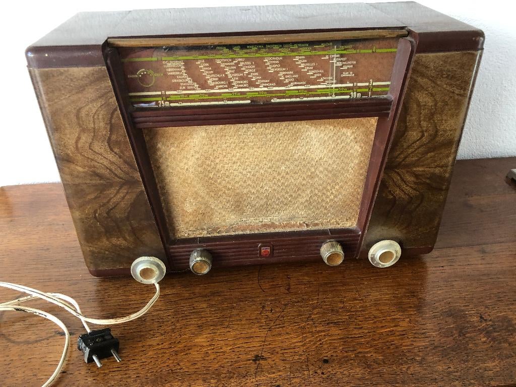 oude lampen radio, Ophalen of Verzenden