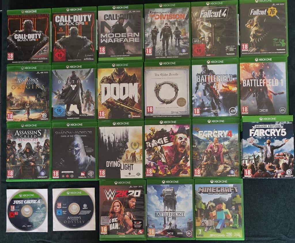 Xbox One games, Spelcomputers en Games, Games | Xbox One, Avontuur en Actie, Vanaf 18 jaar, 1 speler, Ophalen of Verzenden