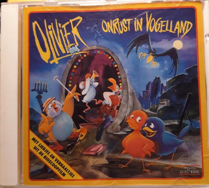 Olivier onrust in vogelland met liedjes uit de film, Cd's en Dvd's, Cd's | Kinderen en Jeugd, Zo goed als nieuw, Ophalen of Verzenden