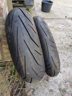 Set van 2 Avon AV65/AV66 motorbanden - DOT 4521, Motoren, Onderdelen | Overige, Ophalen of Verzenden, Gebruikt