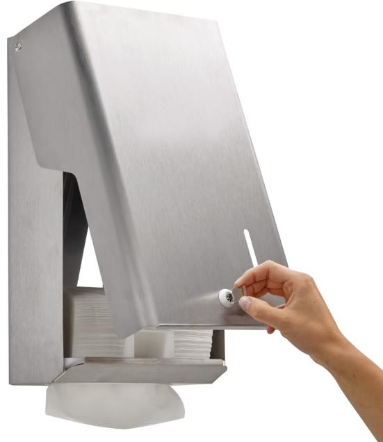 Rossignol Pro Handdoekdispenser 400 vellen, Overige typen, Ophalen of Verzenden, Nieuw, Metaal
