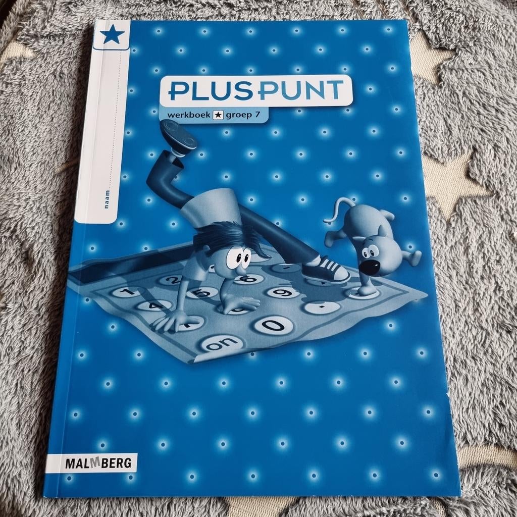 Groep 7 Pluspunt werkboek 1 ster basisschool rekenen, Ophalen of Verzenden, Nieuw