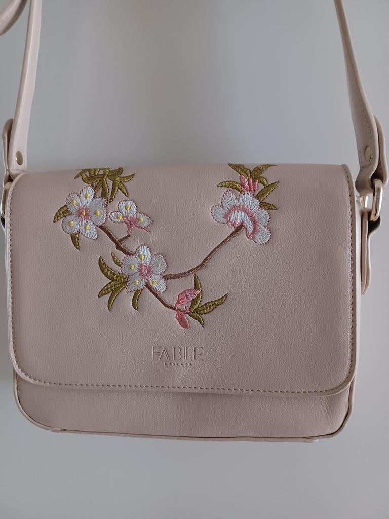 Fable tas schoudertas, Ophalen of Verzenden, Gebruikt, Beige, Overige merken
