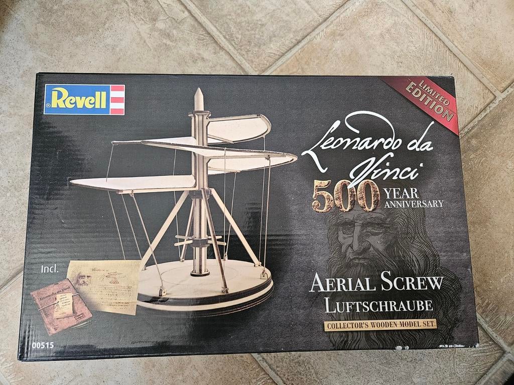 Revell Leonardo da Vinci Aerial Screw modelbouwdoos, Hobby en Vrije tijd, Ophalen of Verzenden