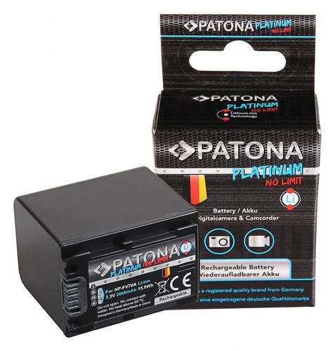 Platinum Battery Sony FDR-AX40 FDR-AX45 FDR-CX680 NEX-VG30, Verzenden, Nieuw