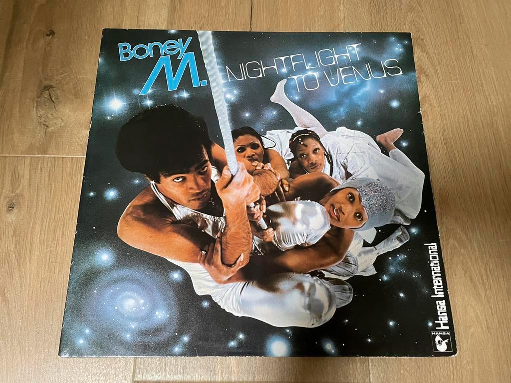 Boney M - Nightflights to Venus, Ophalen of Verzenden, 1980 tot 2000, Zo goed als nieuw, 12 inch