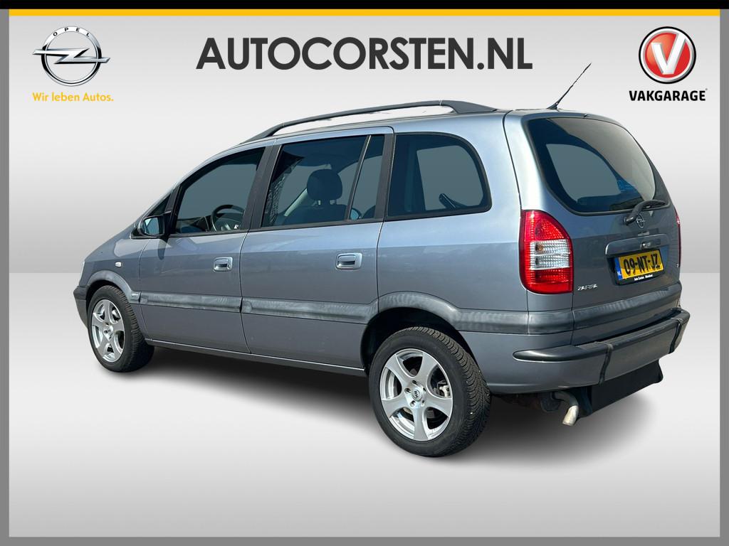 Opel Zafira 1.8I-16V Aut. ROLSTOELVERVOER Elektr.Achterklep, Stof, Gebruikt, 7 stoelen, Zafira