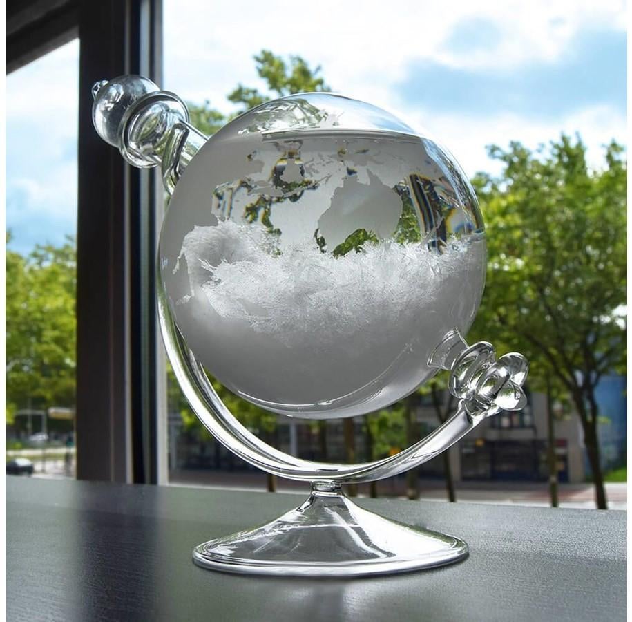 Mikamax Storm Glas - Globe - Nieuw in doos, Nieuw, Ophalen of Verzenden, <, <