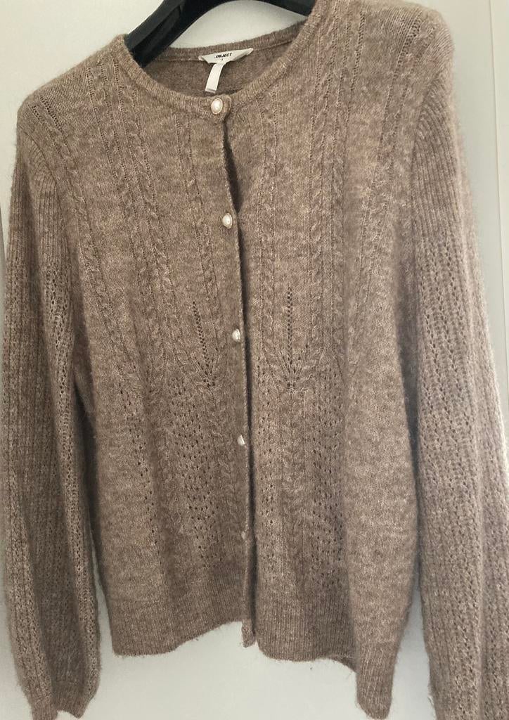 Object vest bruin 40 L izgs, Ophalen of Verzenden, Zo goed als nieuw, Maat 38/40 (M), Bruin